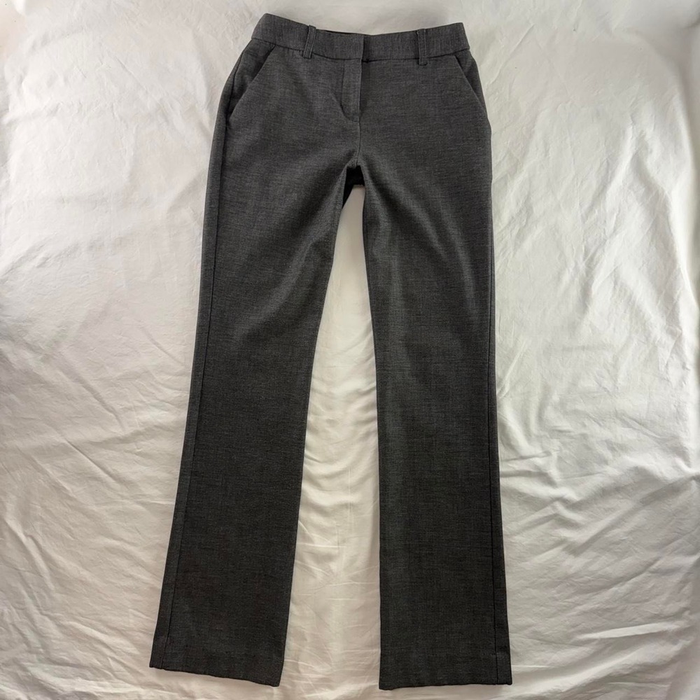 Express Columnist Barely Boot Mid Rise Dress Pants Womens 0 Regular OfficeSiren